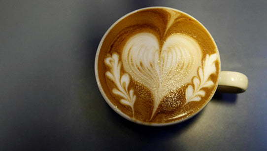 Michael's beautiful combo hearts and rosettas. 