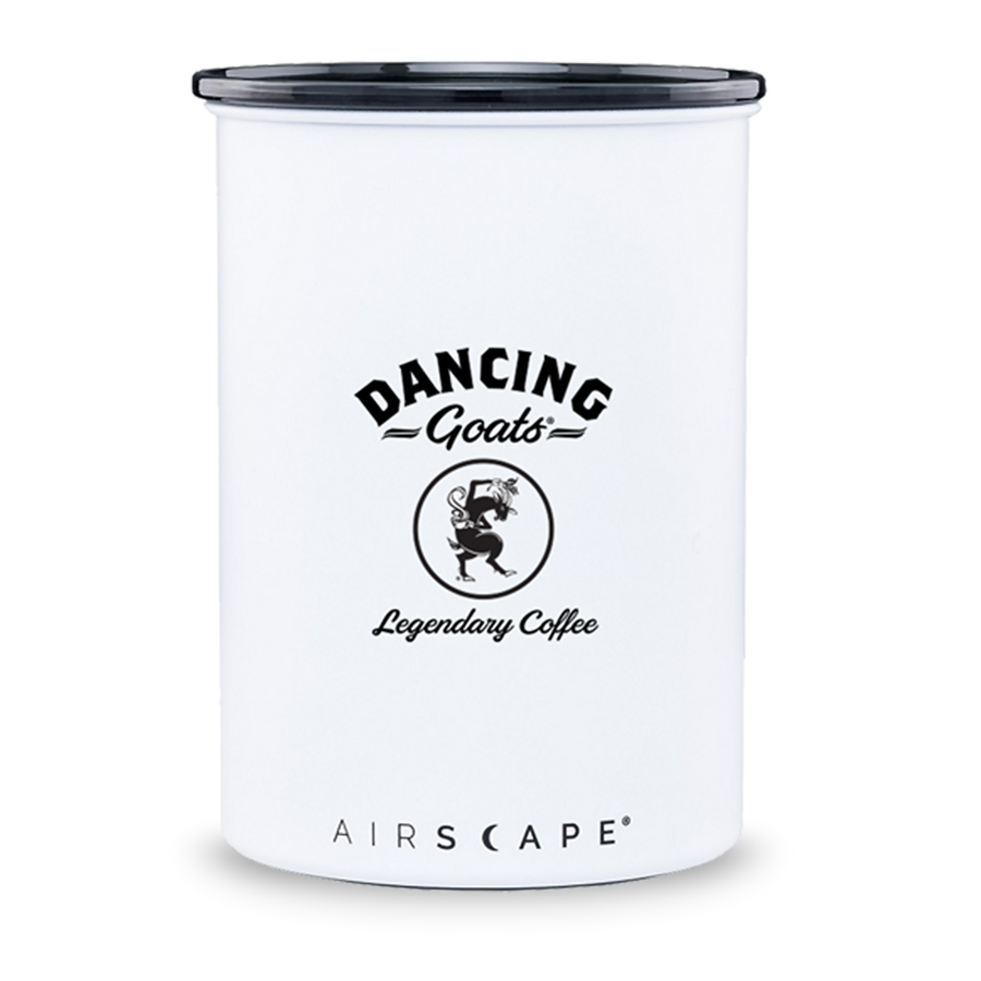 Airscape Stainless White Canister