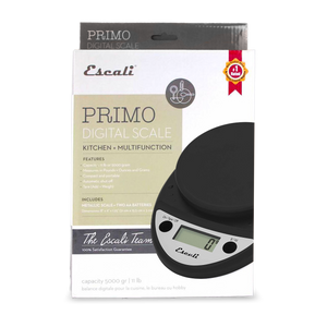 Escali Primo Digital Scale - Black