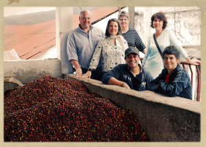 Stacey Eames, Highland Bakery, Linton Hopkins, Gina Hopkins, Restaurant Eugene, Holman and Finch, Jen Dalmy, Cherie Challain, travel, coffee origin, coffee farm, coffee processing, chef tour, Costa Rica Terrazu, La Minita, Guatemala, Fina el Valle, Gonzales Family, Bob Benck, group shot